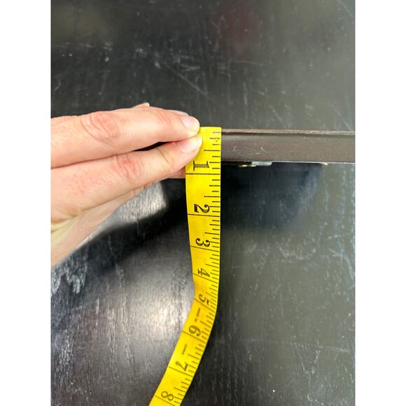 Vtg- 90s- wooden Design rectangular frame- 5x3"- some wear- has backing glass - Picture 5 of 6